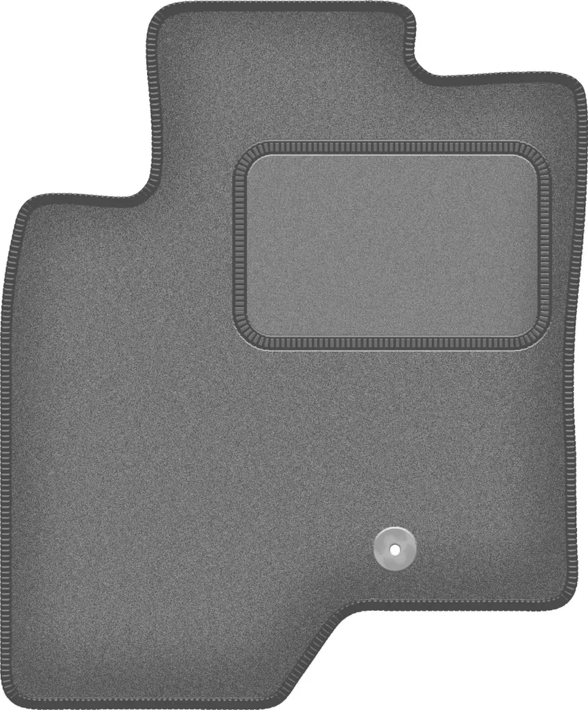 Tappetino Guida Chevrolet Captiva 7p Velluto Grigio Grafite Su Misura