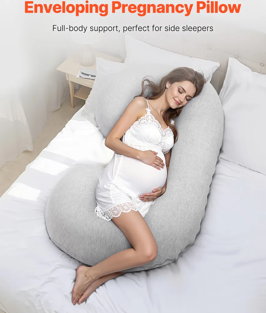 Coussin d'Allaitement Ergonomique et Traversin de Maternité Confortable C