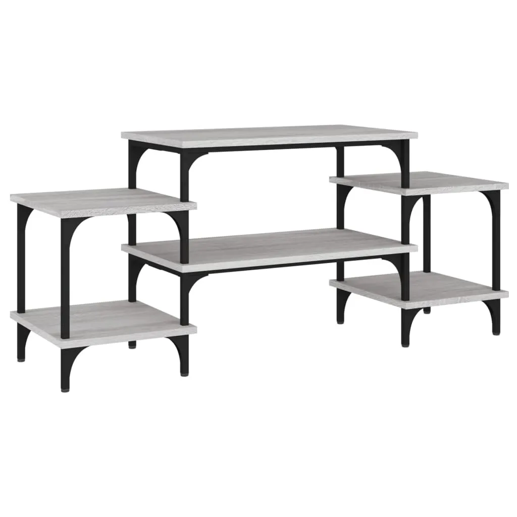 Mobile TV grigio Sonoma 117x35x52 cm materiale a base di legno