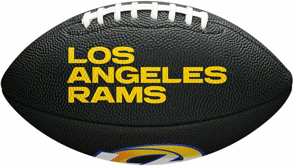 Wilson NFL Soft Touch Mini Football Los Angeles Rams Black American Football
