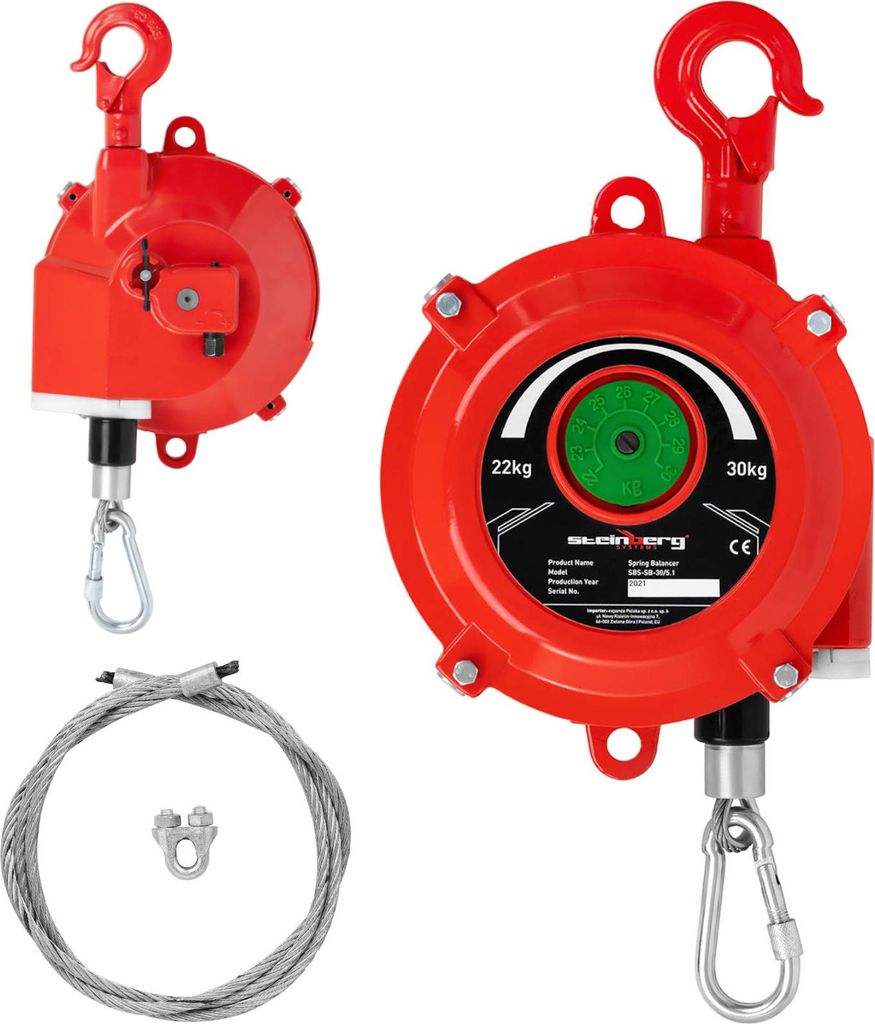 Federseilzug für Werkzeuge 22 - 30 kg 1,5 m Produktbild 