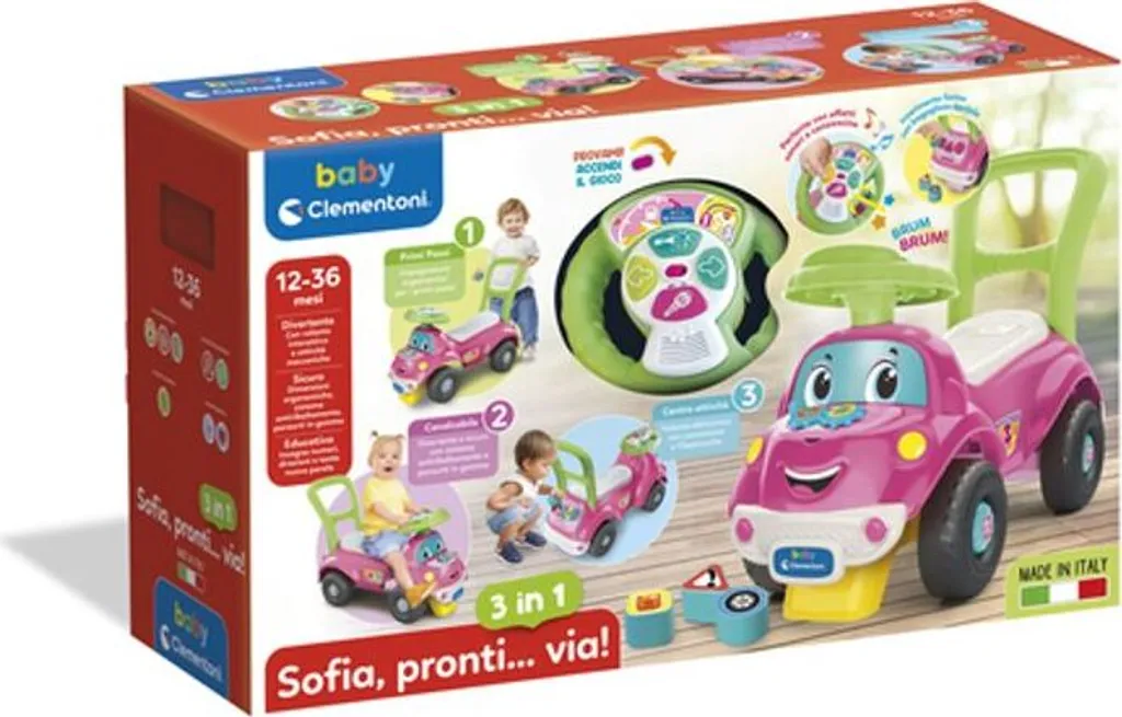 Chariot de marche bébé Clementoni Sofia pour apprendre à marcher - 2
