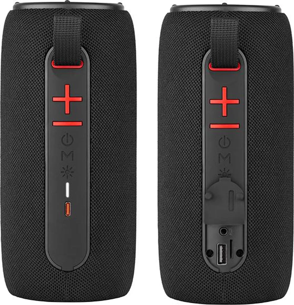 Enceinte TWS Tracer Stripe Bluetooth avec éclairage RGB synchronisé Noir - 4
