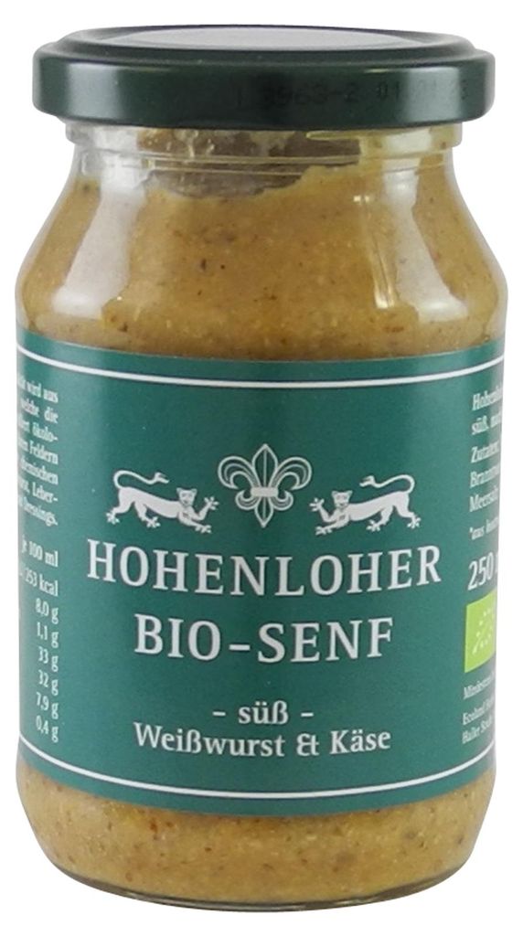Hohenloher -Senf süß (250 ml) Produktbild 