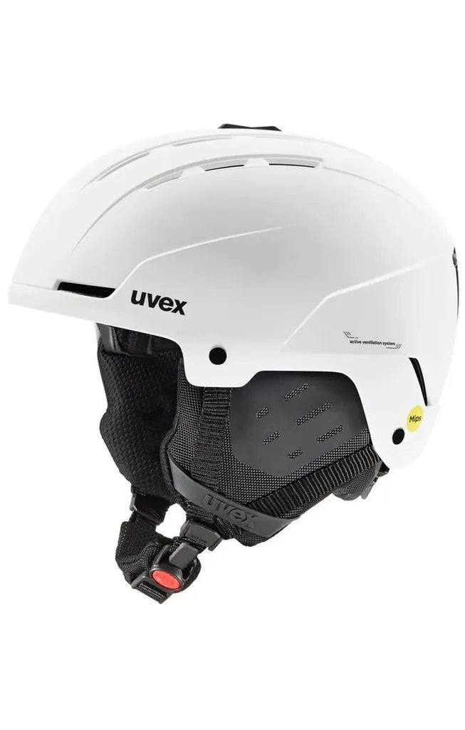Casque ski Uvex Stance MIPS blanc : fini les chocs avec le système L