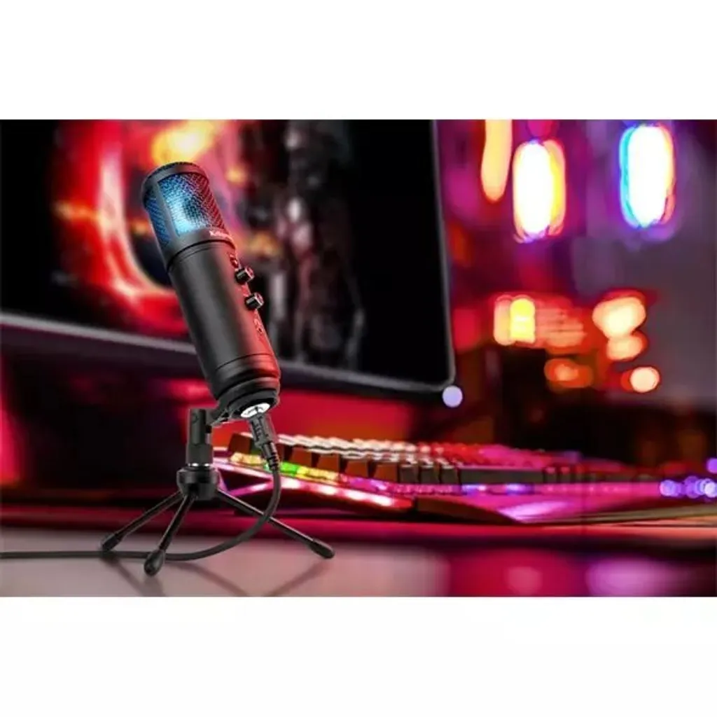 KRUGER & MATZ Warrior GV-100 Microfono USB per giochi e vlogger - 5