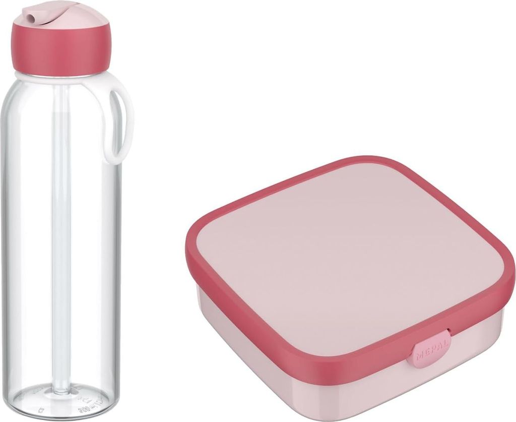 Mepal - Pausenset XL Campus - Set für Kinder mit großer Bento Brotdose und Flip-Up Wasserflasche - Lunch-Set für die Schule oder unterwegs - Sp...