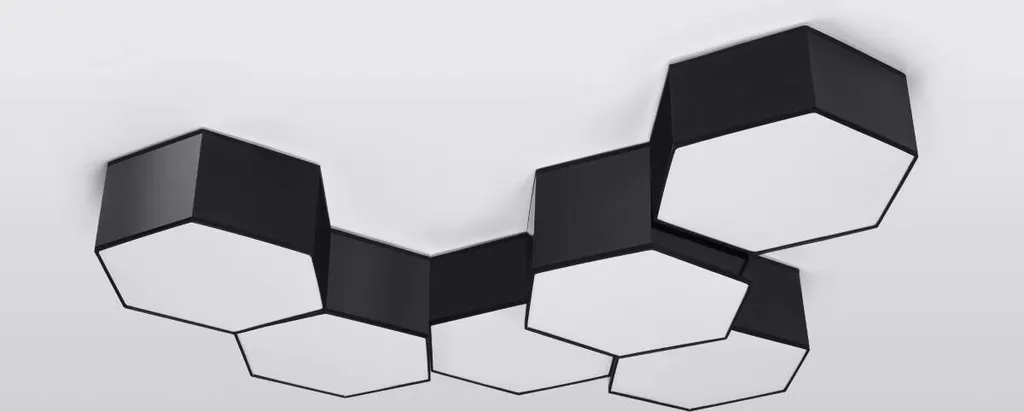 Plafoniera Professionale Sunde 13 Sollux 2xE27 Nera | IP20 - 13