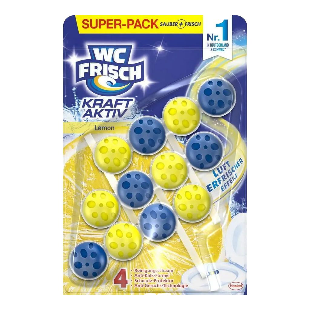 WC Frisch Kraft Aktiv Lemon 3 x 50 g, WC (Toilette), Produktbild 