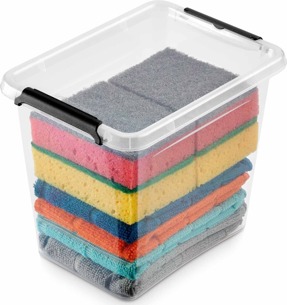 Contenitore in plastica con coperchio, organizer Immagine del prodotto 