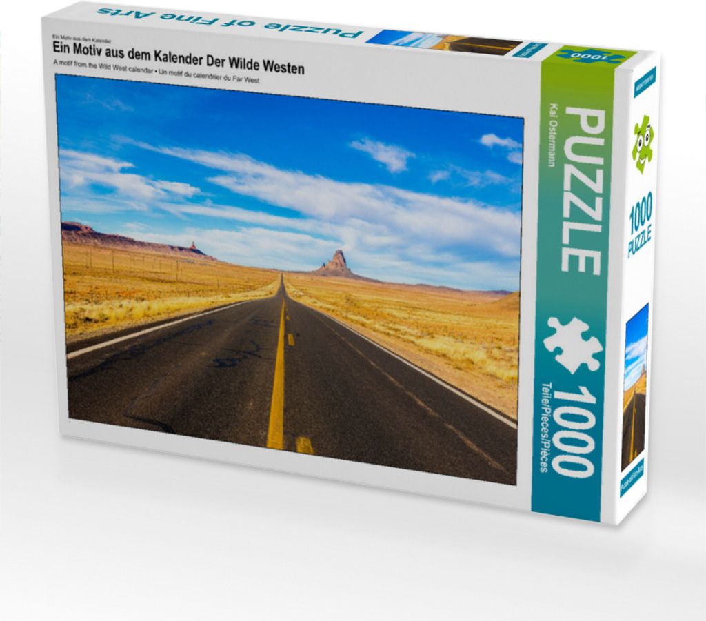 CALVENDO Puzzle Ein Motiv aus dem Kalender Der Wilde Westen 1000 Teile Puzzle quer | 1000 Teile Lege-Größe 64x48cm Foto-Puzzle für glückliche S...