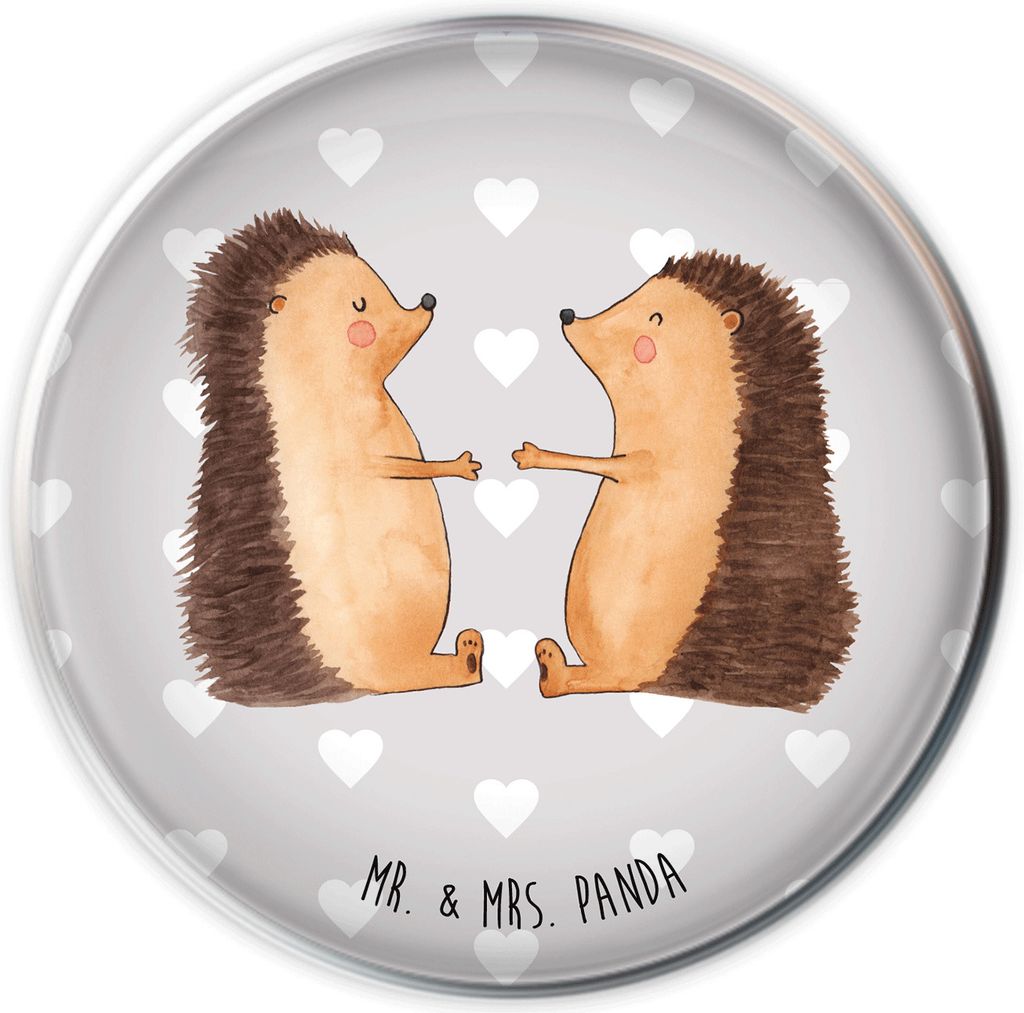 Mr. & Mrs. Panda Waschbecken Stöpsel Igel Liebe - Grau Pastell - Geschenk, Freundin, Ablaufgarnitur, Hochzeit, waschbeckenstöpsel, Ehefrau, Hochz...