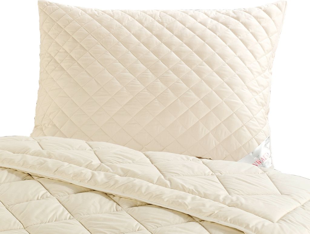 Sannwald Kissen Kairo mit Kamelhaar Größe 80x80 cm gesteppt