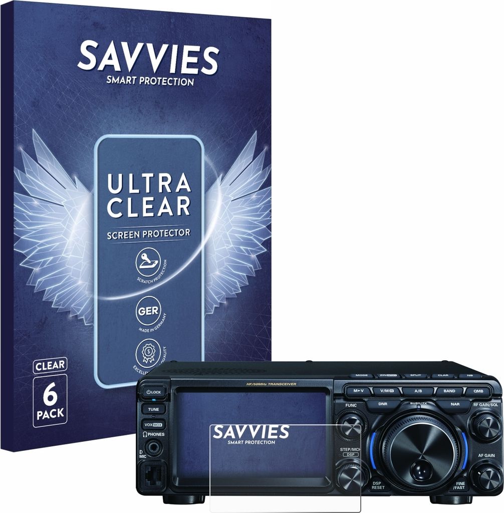 6x Für Yaesu FT-710 Schutzfolie Savvies Displayschutz Display Schutz Folie Klar Transparent