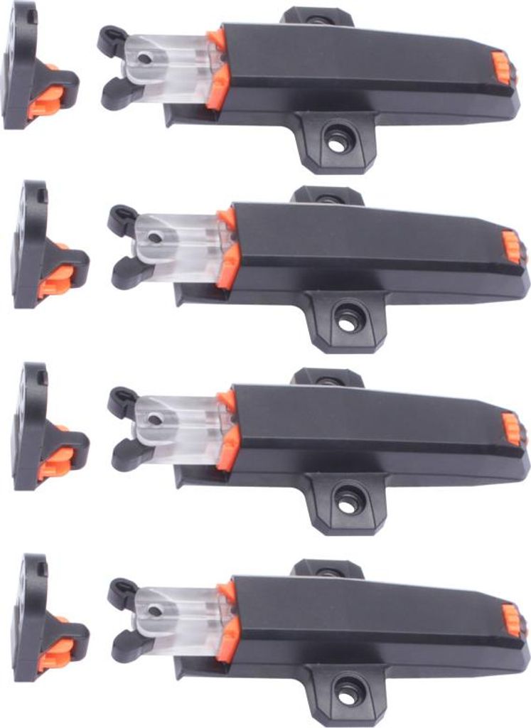 INF 4er-Pack Push to Open Schrankriegel - Selbstverriegelnd Produktbild 