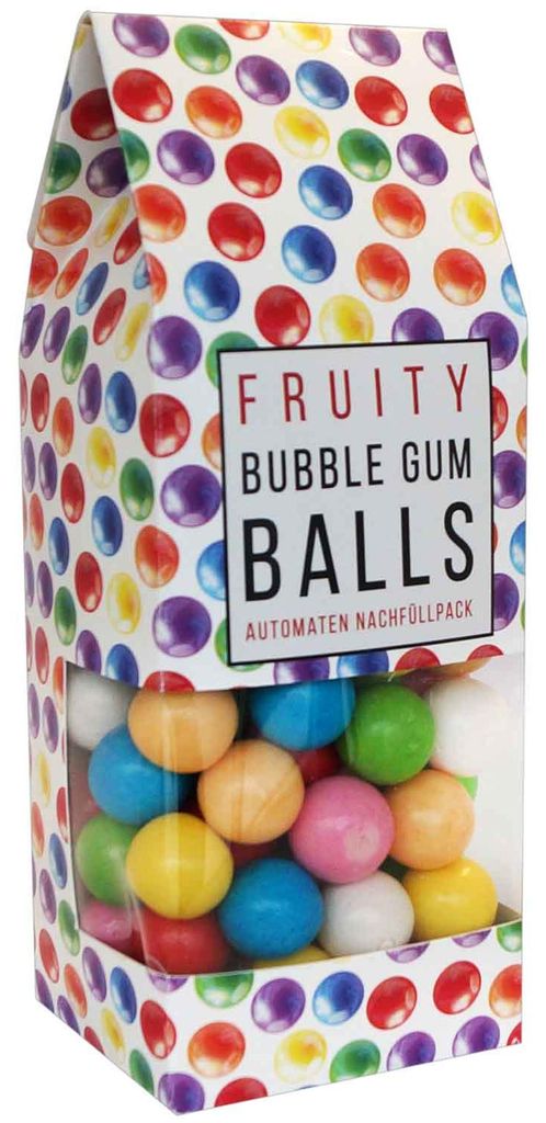 Sweet Stories Fruity Bubble Gum Balls Automaten Produktbild 