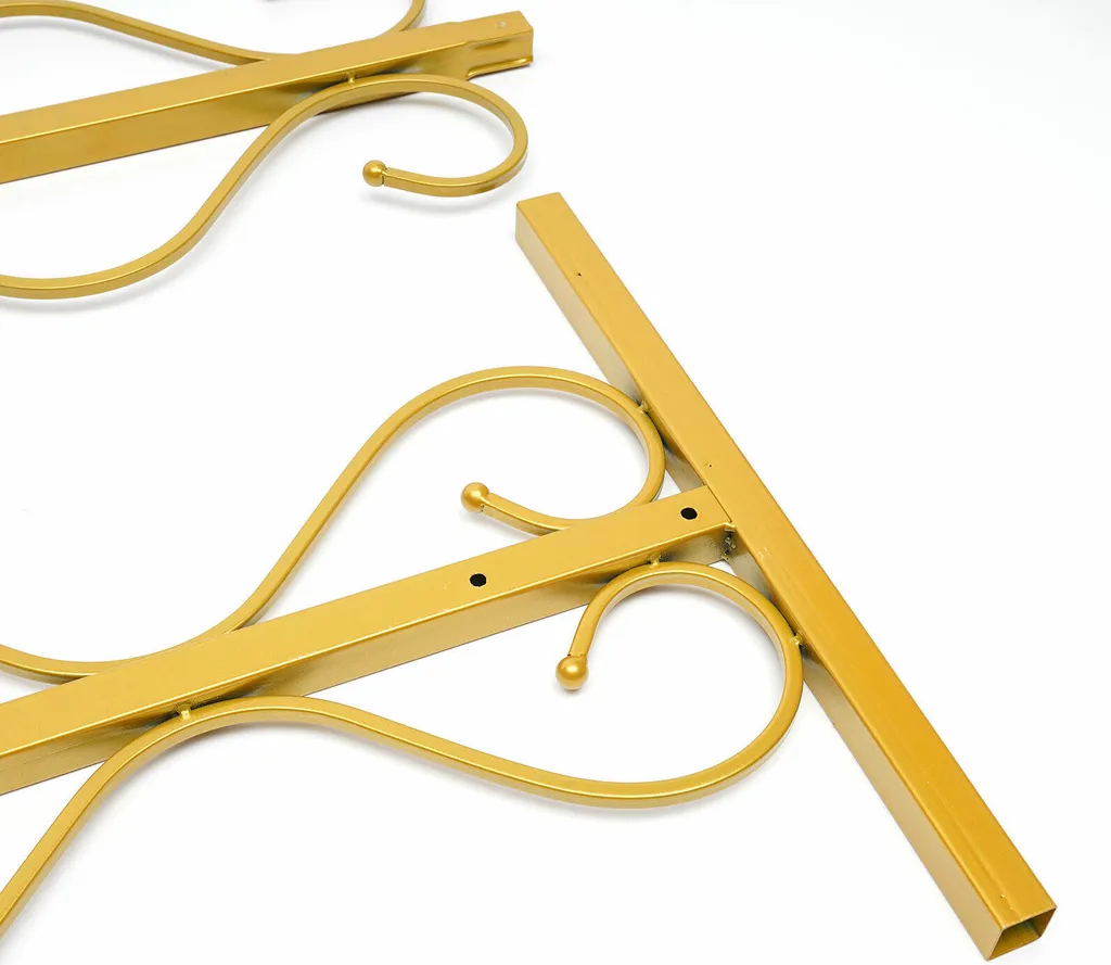 Arche de mariage dorée de 205cm structure robuste pour décor de fond - 4