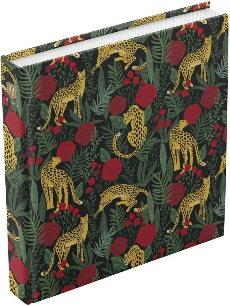 Henzo Tiger Roses: Album Foto 30x30 Design Floreale 100 Pagine