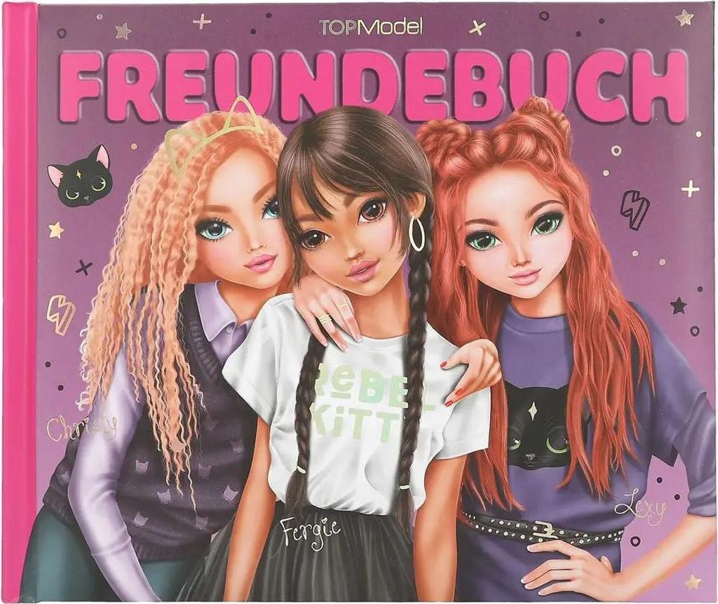 TopModel TOPModel Freundebuch Motiv 2 REBEL KITTY Zdjęcie produktu 