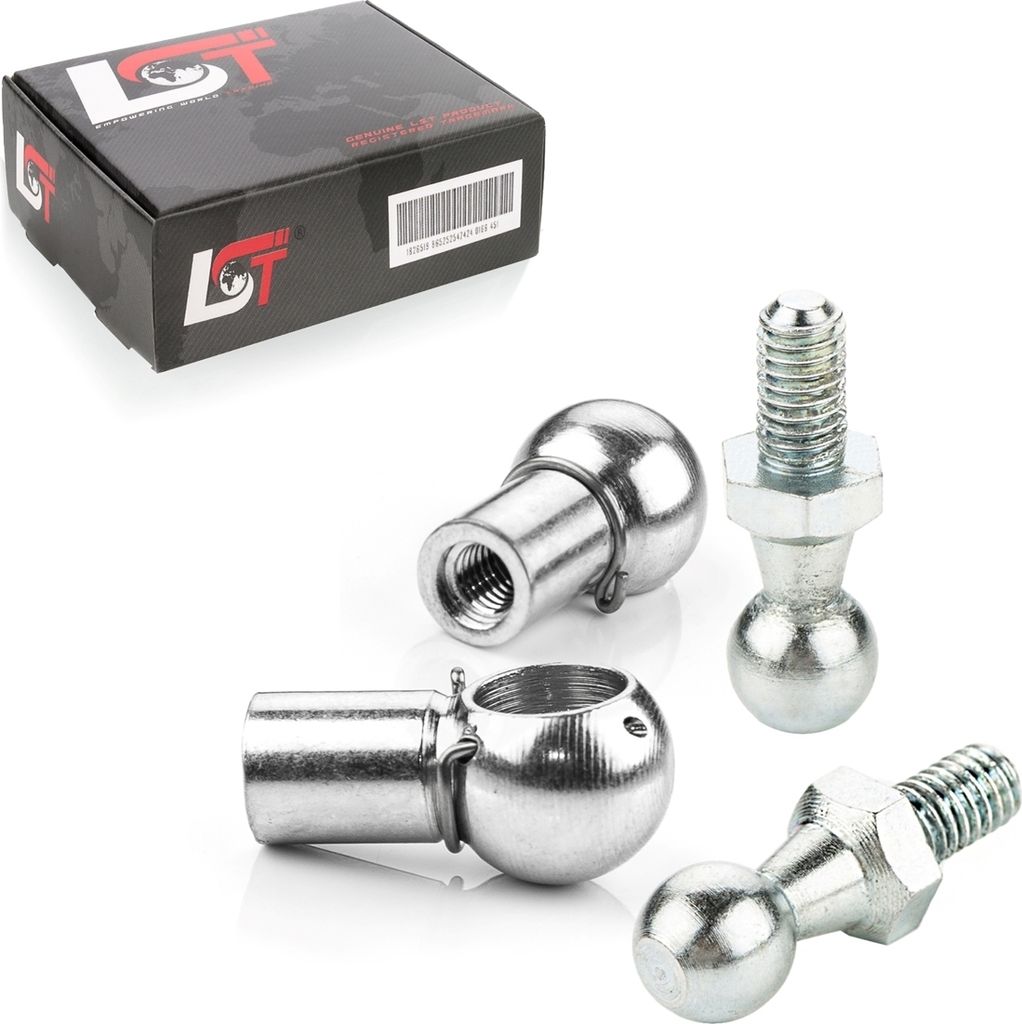 2x Kugelpfanne mit Kugelzapfen M6 10mm für CITROEN PEUGEOT RENAULT DACIA