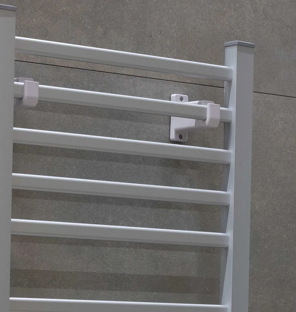Sèche-serviettes alu Dirt Devil à double installation libre ou mur - 14