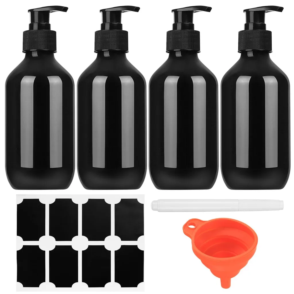 Dites Adieu au Désordre : Pack de 4 Flacons de Shampoing avec Pompe