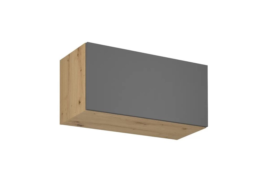 Hängeschrank 80 cm Küchenschrank Küchenmöbel, Langen G80K Grau / Matt