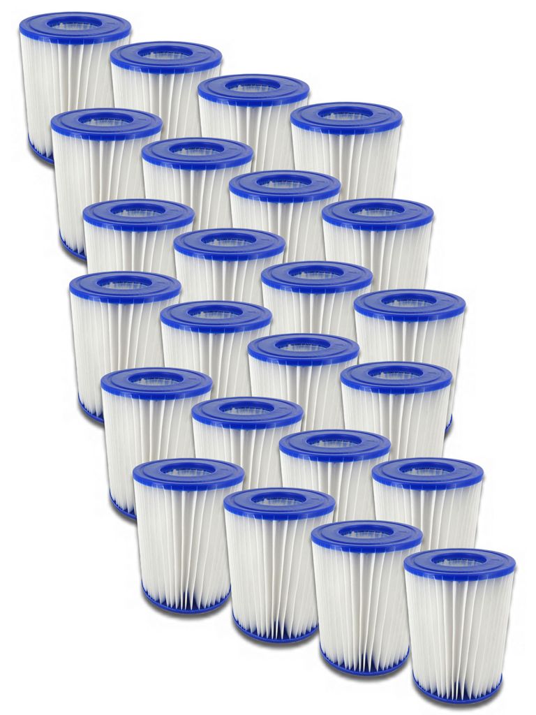 24er Set Poolfilter Gr. 2 Bestway 58094 Filterkartusche Produktbild 