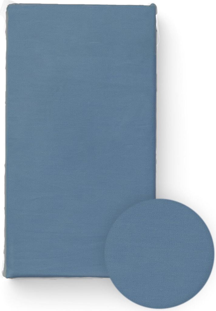 Kinderbettlaken 120x60 cm Jersej Blau / Bocioland