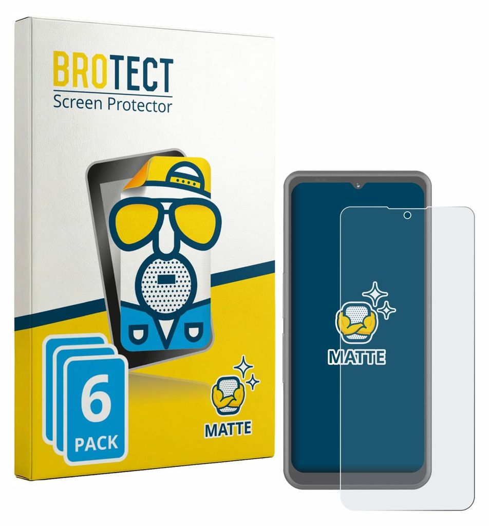 6x BROTECT Schutzfolie für Sonim XP Pro Thermal Displayschutz Displayschutzfolie Folie Matt Entspiegelungsfolie