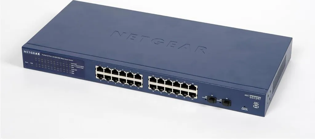 Switch Netgear GS724T Gigabit 24 Ports 10/100/1000 Smart Managed Pro