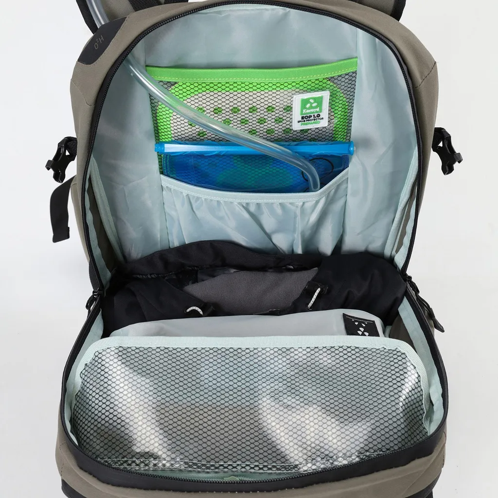 Sac à dos Nitro Slash 25 Pro robuste avec finition Waxed Lizard grise - 12