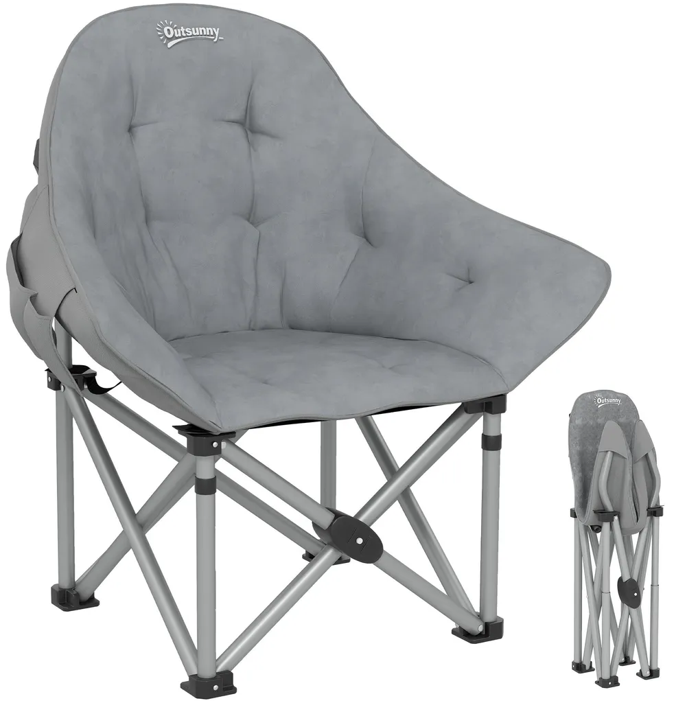 Chaise camping pliante : finis les maux de dos grâce à l'assise rembourrée