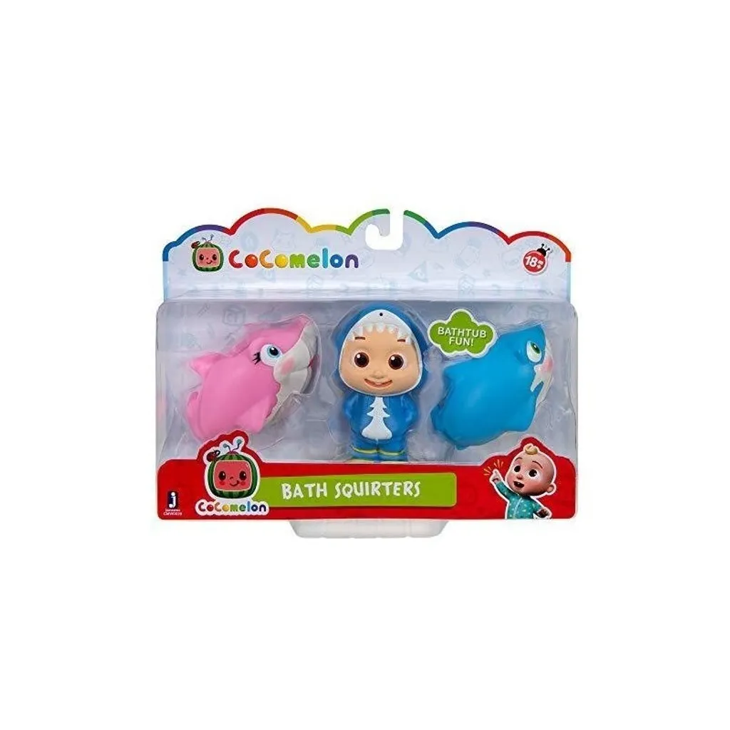 Réussir le bain de bébé avec les figurines Cocomelon JJ et Requins