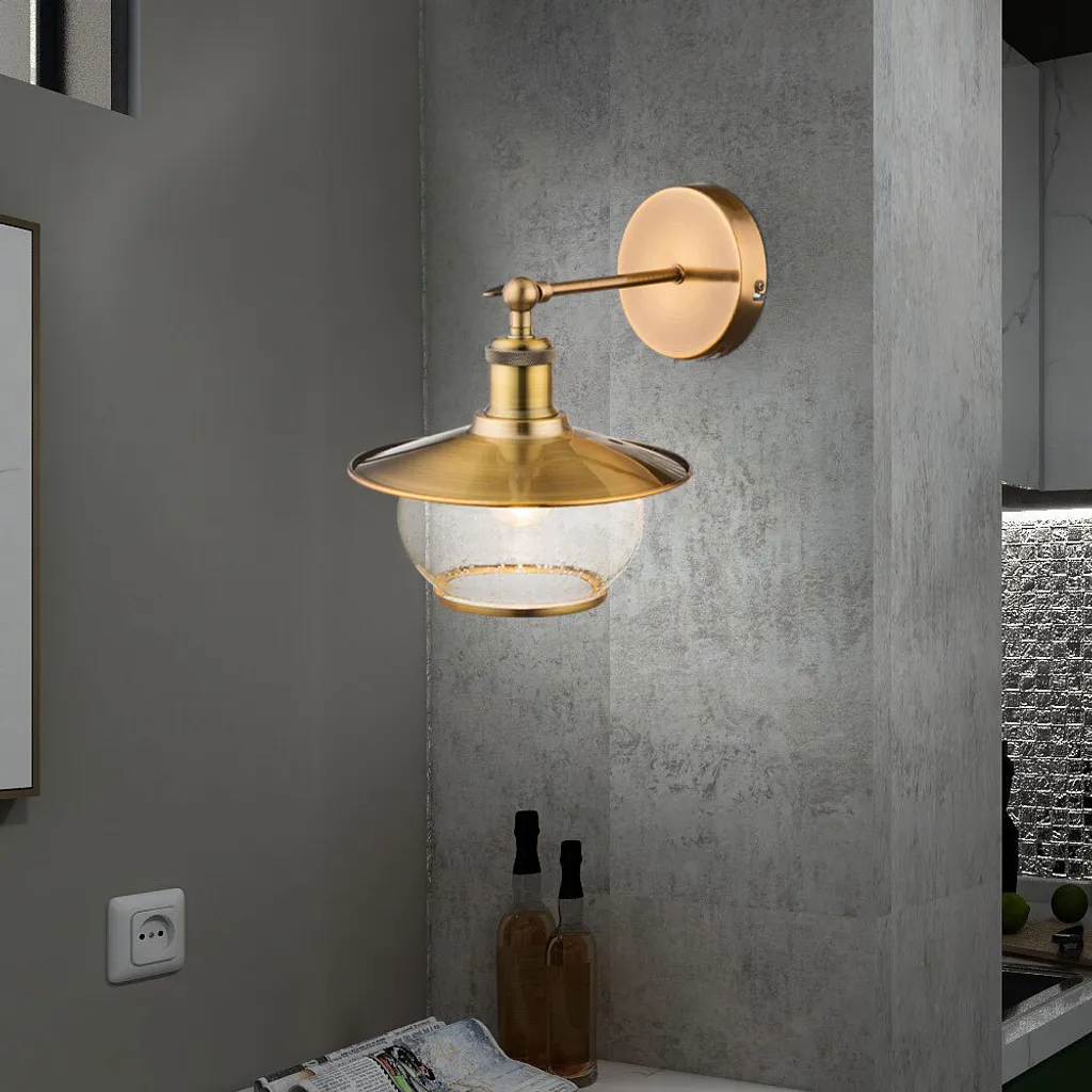 Applique murale bronze : optimisez votre éclairage intérieur E27 - 7