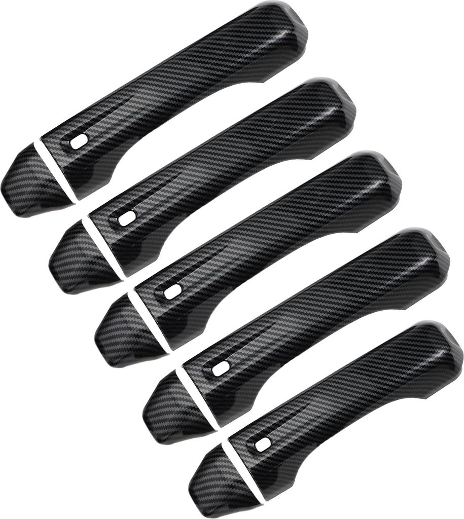 1 Satz Außentürgriffabdeckungen Heckklappentürgriffabdeckung für Jeep Wrangler JL JLU 2018-2022 Autotürgriffschutz mit Smart Key-Löchern ABS ...