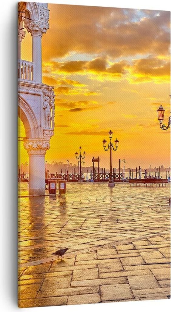 Bild auf Leinwand - Leinwandbild - Venedig Stadt - 45x80cm Produktbild 