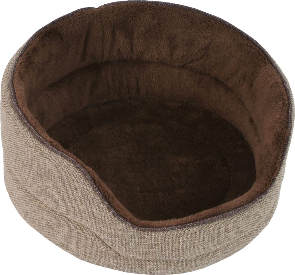 Pelíšek pro psy a kočky Agga Luxury 39 cm sv. hnědá Obrázek produktu 
