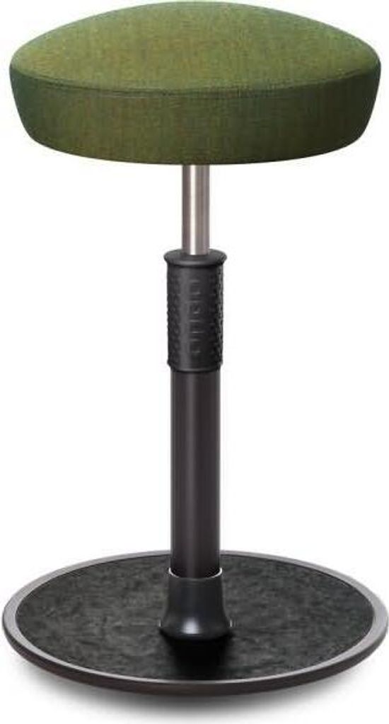 Sitz- Stehhocker Free Tall Hutsitz kvadrat Remix Olive schwarz /schwarz.