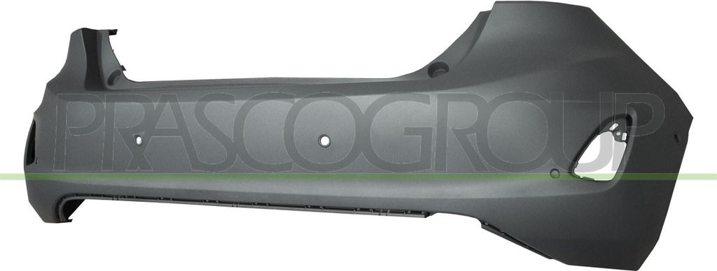 PRASCO Heckstoßstange Stoßfänger Hinten für FORD Fiesta Mk7 Schrägheck