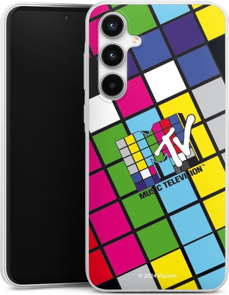 DeinDesign Slim Hülle für Samsung Galaxy A35 5G Silikon Case Ultra Dünn Handyhülle Fanartikel Offizielles Lizenzprodukt MTV Music Televison