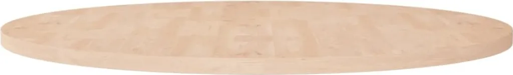Plateau de table ronde 90cm en bois de chêne massif pour salle à manger DIY