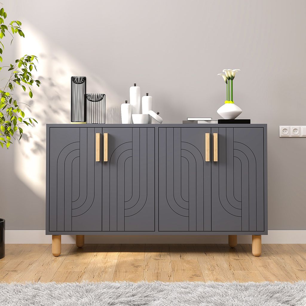 Skye Decor, Rodney - Anthracite, Konsole, 100 % Produktbild 