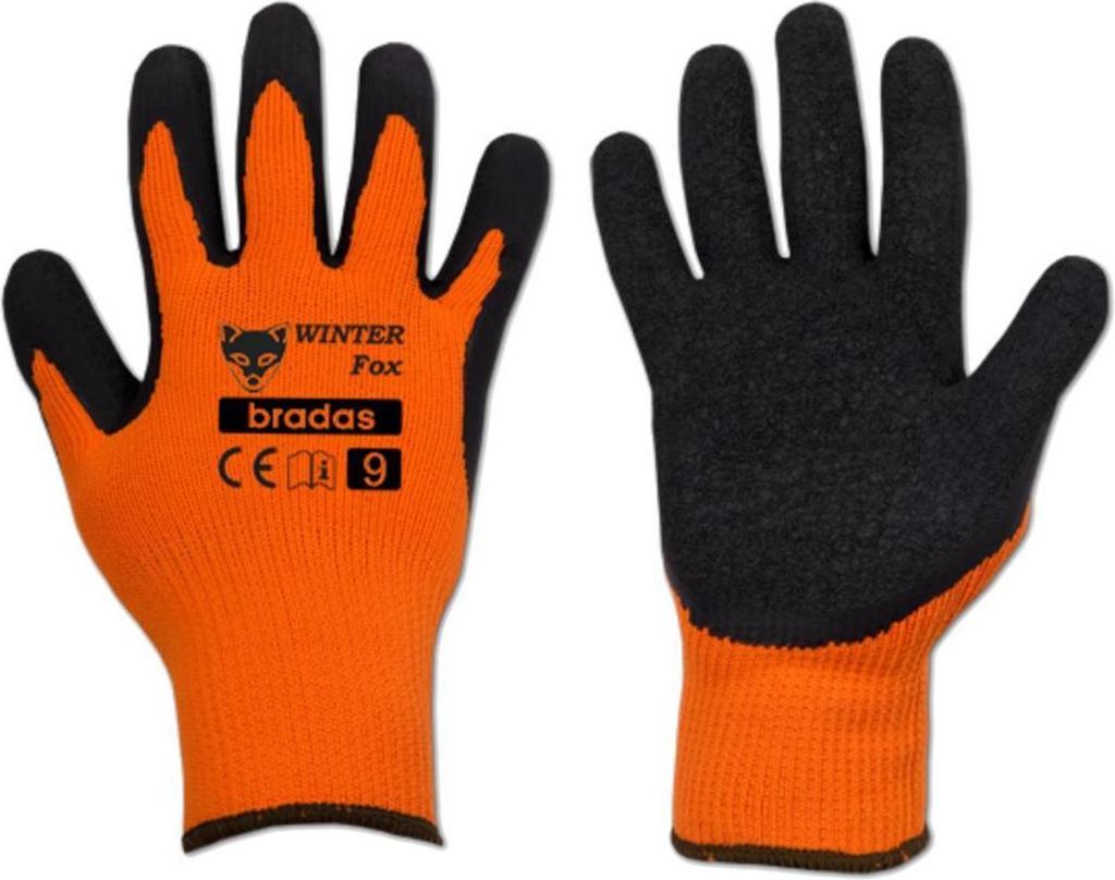BRADAS Arbeitshandschuhe 10“, Latex WINTER FOX BR-RWWF10