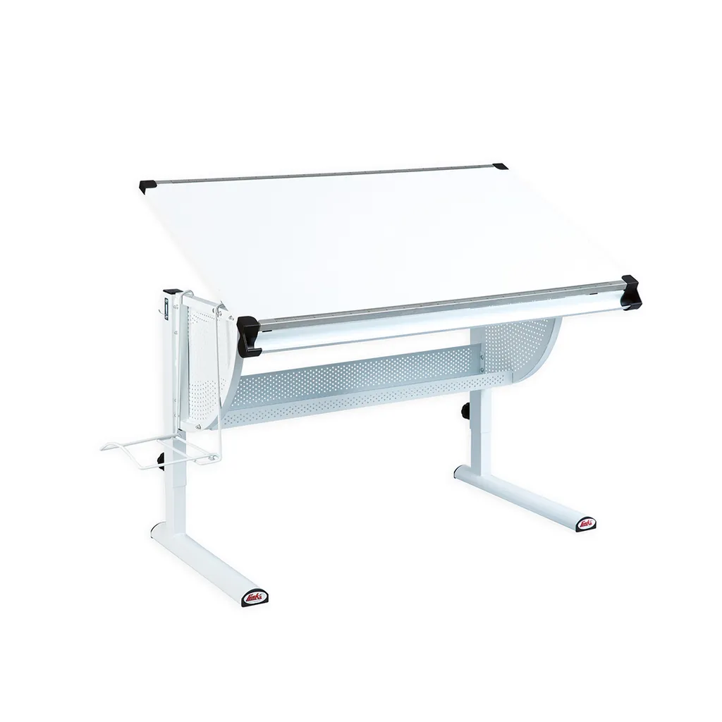 Bureau enfant Matkan blanc compact pour optimiser les petits espaces