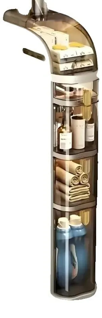 Armoire salle de bains anti-humidité beige, finissez-en avec le désordre