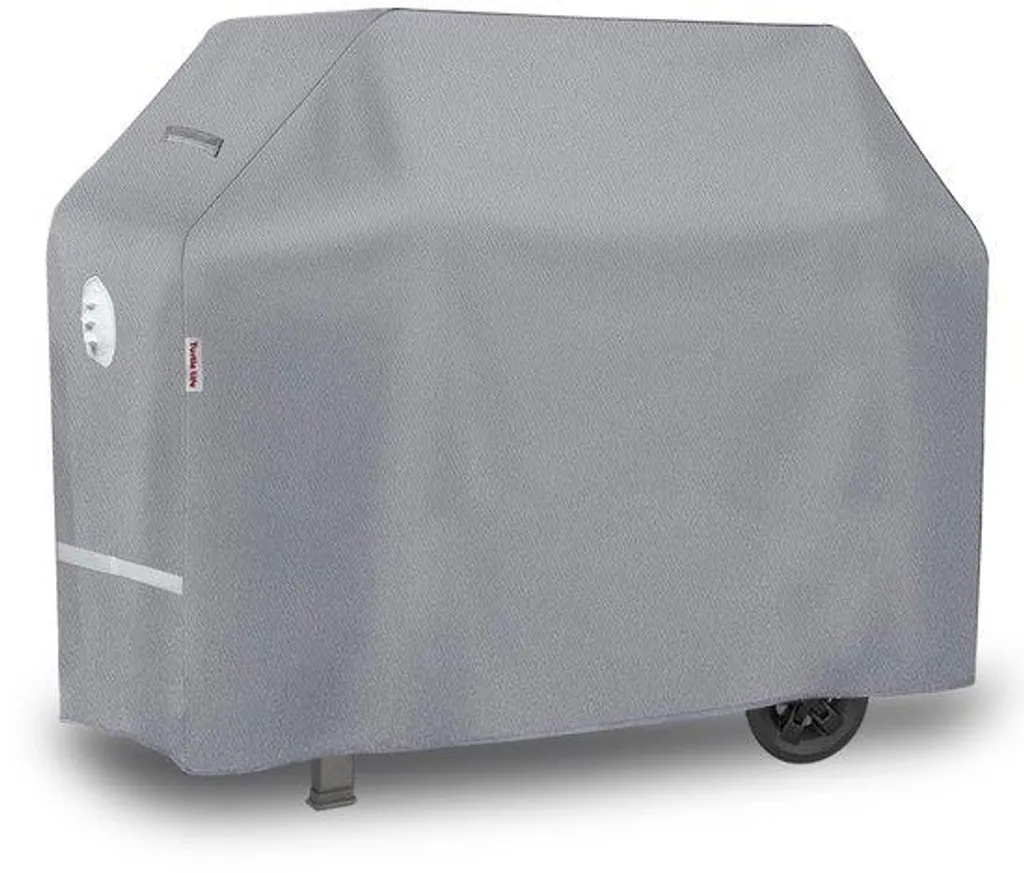 Housse Barbecue Gaz 3-4 Brûleurs Imperméable Gris, 136x70x114 cm