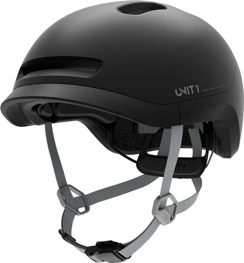 Casque vélo intelligent Unit 1 NEON-SE avec éclairage LED Noir M