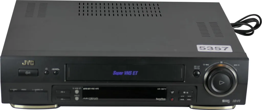 Magnétoscope JVC HR-S6711EU S-VHS lecteur enregistreur vidéo Hi-Fi noir