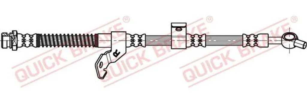 Flexible de frein hydraulique arrière pour Magentis - Standard OE